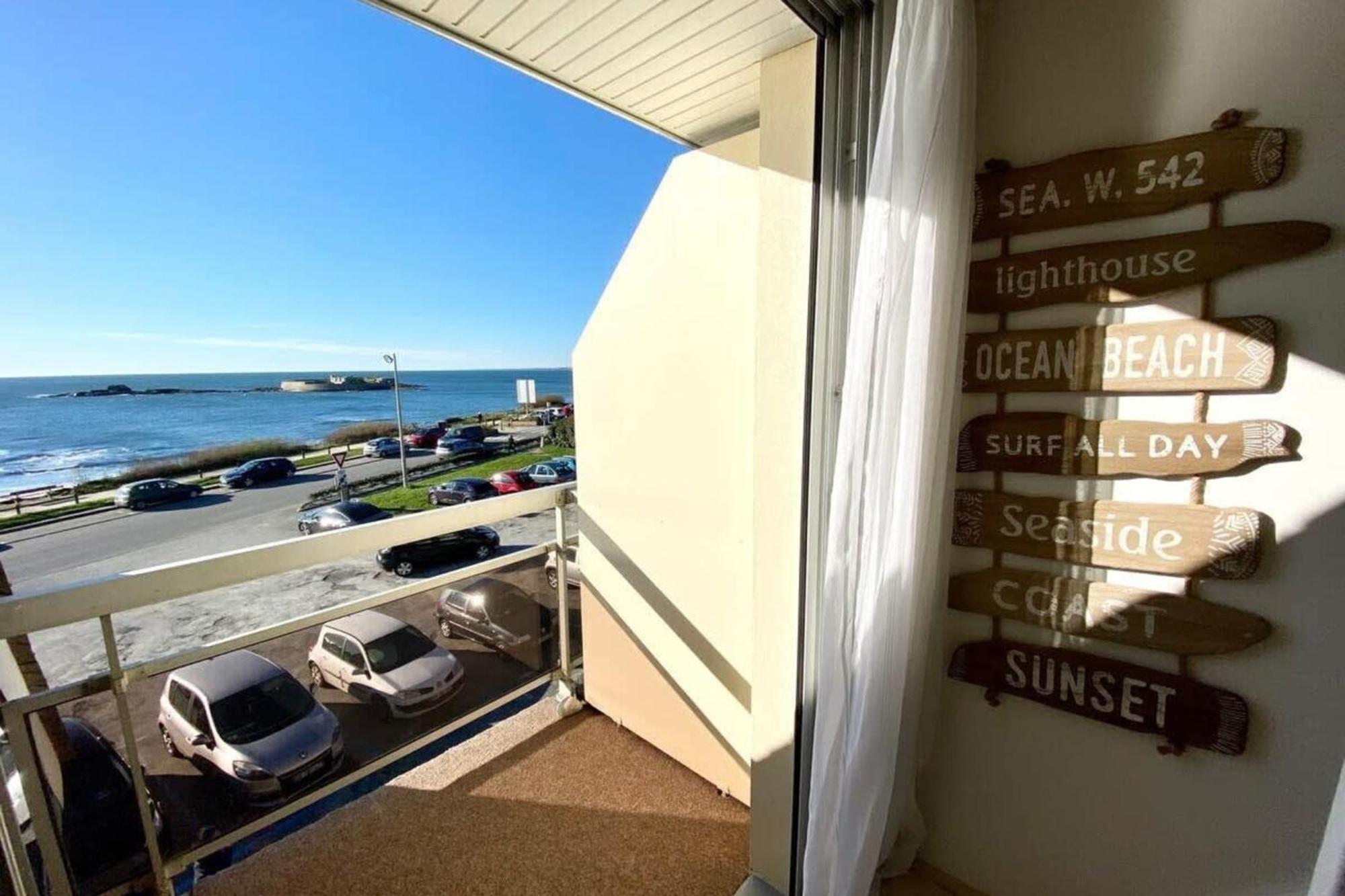 Joli Appartement Top Cosy Vue Mer Imprenable 180 Ploemeur Eksteriør bilde